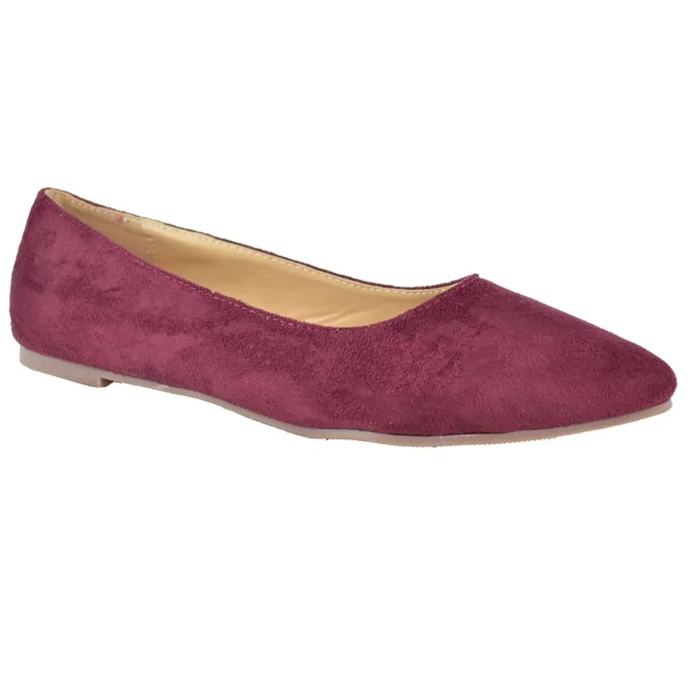 BURGUNDY BALLET FLAT